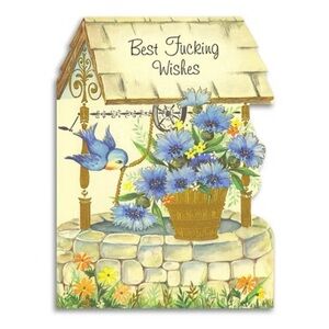 Floral Wishing Well Card 💐